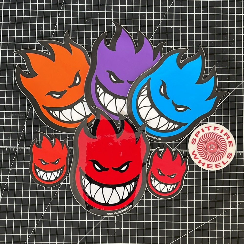 SPITFIRE WHEELS SKATEBOARDING STICKER PACK